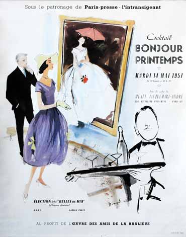 bonjour printemps - Affiche mai 1957