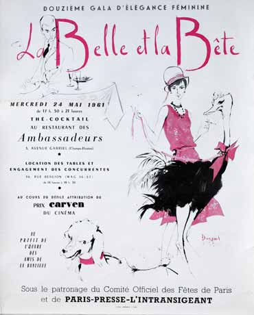 la belle et la bête - Affiche 1961